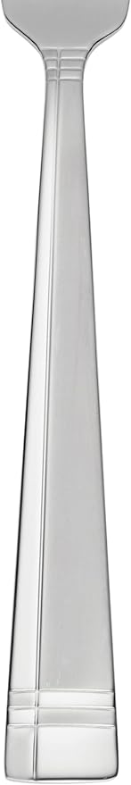 Oneida Silverware Set, Amsterdam 45-Piece Everyday Flatware Set, Service For 8, 18/0 Stainless Steel, Rust Resistant, Dishwasher Safe, Knives Spoons And Forks Set, Home And Kitchen (Silver, 45 Piece)