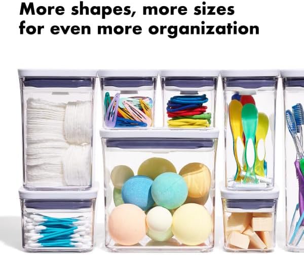 OXO Good Grips POP Container - Rectangle Tall 3.7 Qt,transparent,(Pack of 8)