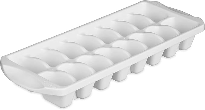 Sterilite 72408012, Stacking Ice Cube Tray, White - 1 Pack (FBA_72408012)