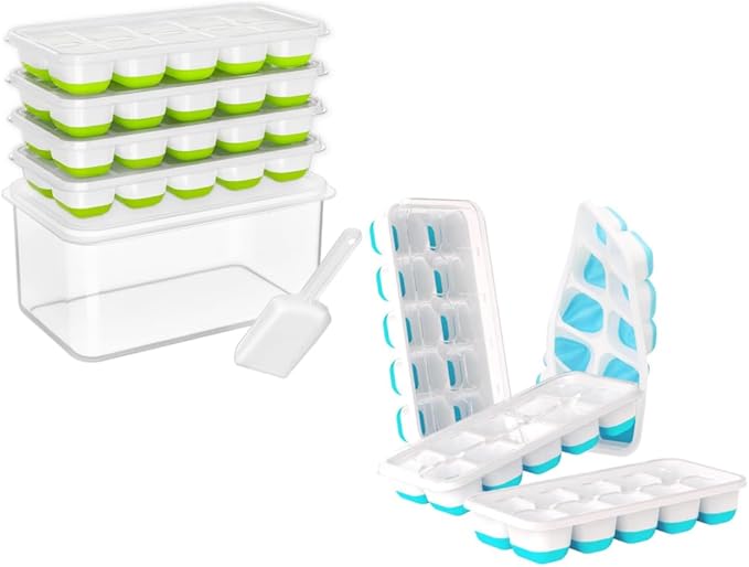 DOQAUS Ice Cube Trays 8 Pack