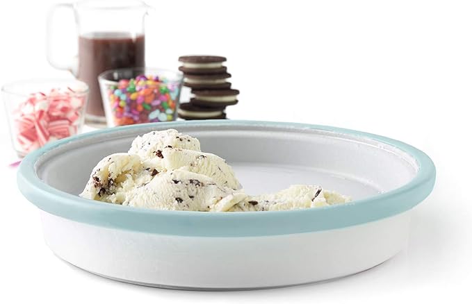 Chef'n 5255870 Sweet Spot Ice Cream Maker, Includes Recipe Book, Blue Glow
