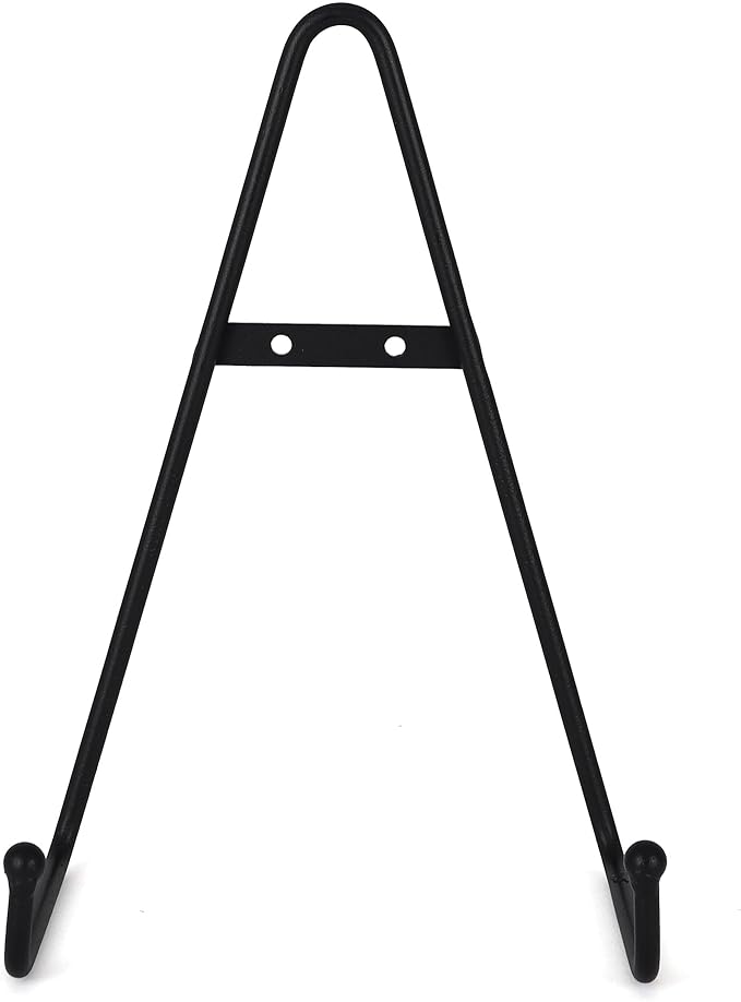 Milltown Merchants Metal Display Stand - Fused Glass Art Base - Plate Stand/Plate Holder - Art Panel Stand - Large (1 Pack)