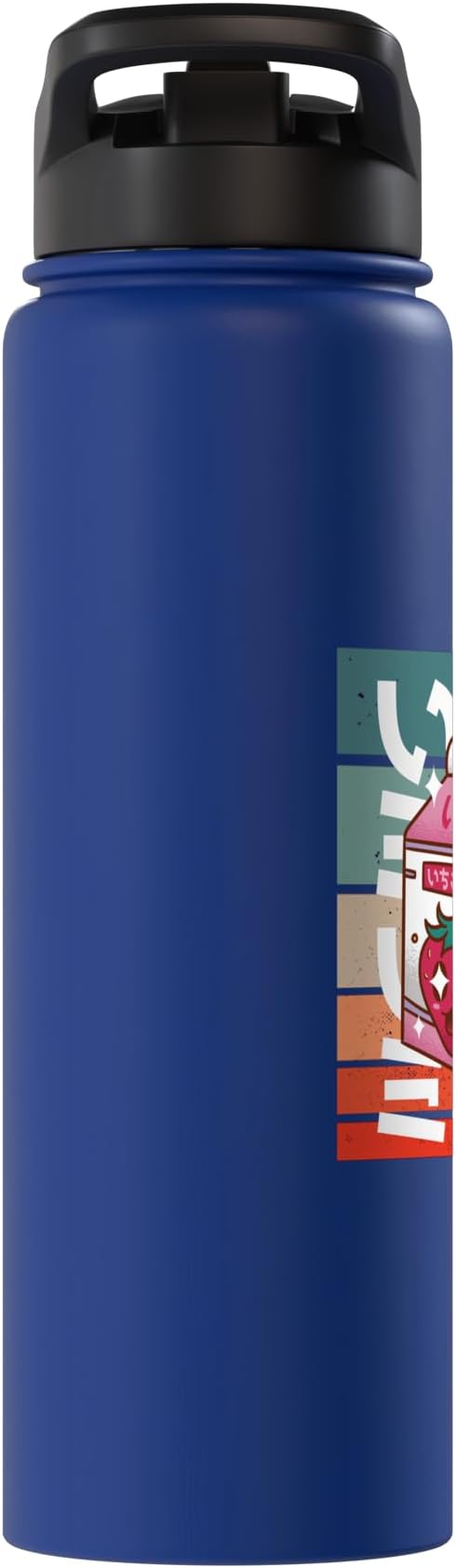 Kawaii Milk Carton Japanese Culture Adorable Strawberry Cute Stainless Steel Insulated Water Bottle