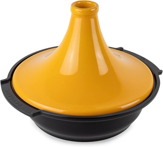 Atlas, Tagine All Heat Sources, Saffron Yellow, 30 cm - 11.75 in
