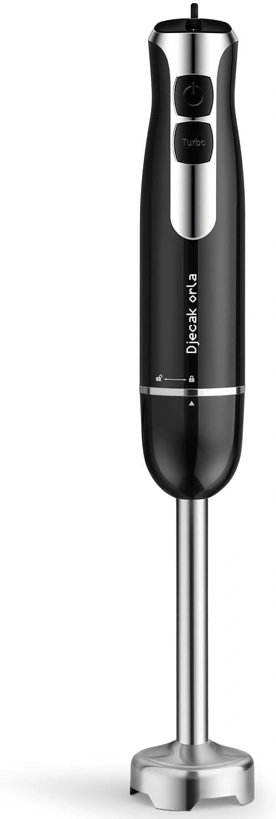 Upgraded 700W Immersion Hand Blender – 20 Variable Speeds, Up to 15,500 RPM Stick Mixer for Smoothies, Soup, Puree & Baby Food Black