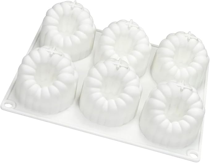 6 Cavity Large Raspberry Mousses Cake Mold Food Grade Silicone Chocolate Dessert Baking Mould Family Gathering Bakeware
