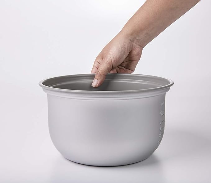 Zojirushi NS-ZCC10 Neuro Fuzzy Cooker, 5.5-Cup uncooked rice / 1L, White & NS-RPC10FJ Rice Cooker and Warmer, 5.5-Cup (Uncooked), Tulip