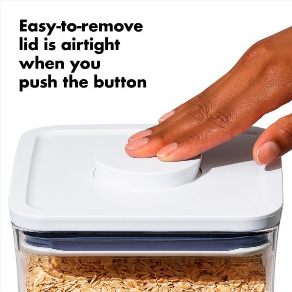 OXO Good Grips POP Container - Rectangle Tall 3.7 Qt,transparent,(Pack of 8)