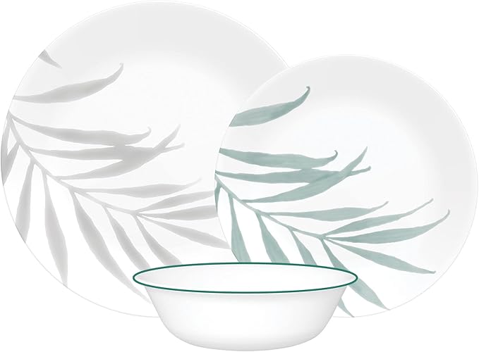 Corelle Dinner Plate, Solar Print, 12 pc Set