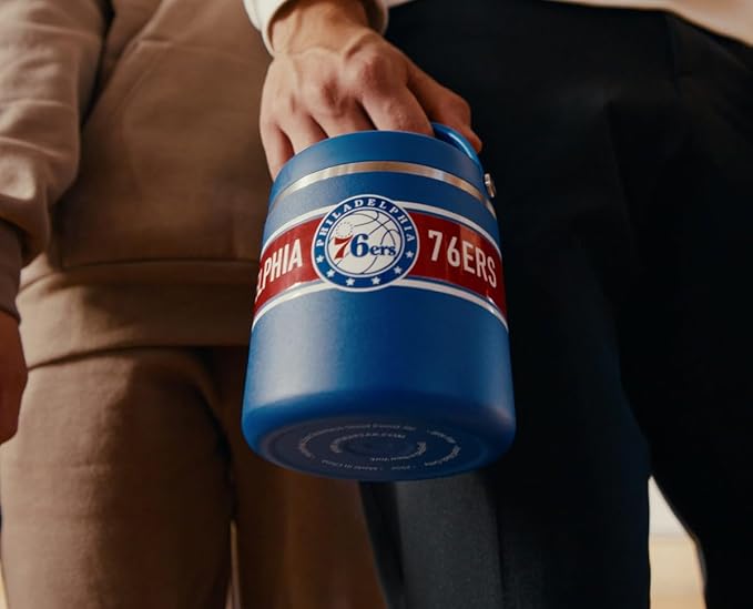 Hydrapeak x NBA Officially Licensed Memphis Grizzlies 25oz Stainless Steel Vacuum Insulated Thermos Food Jar with Handle, Wide Mouth Leak-Proof Soup Thermos for Adults, 10 Hrs Hot & 16 Hrs Cold
