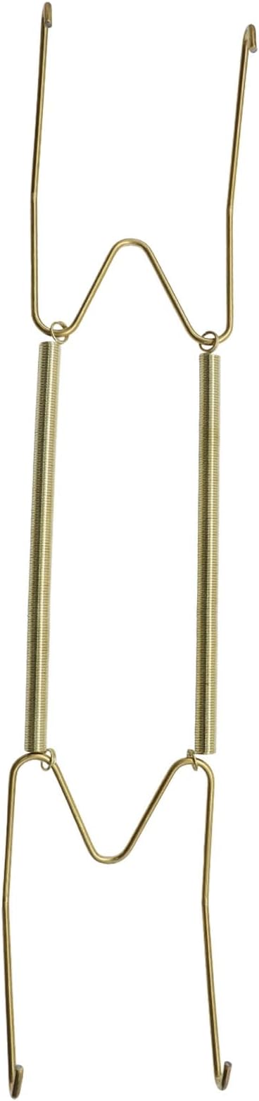 Plate Hangers for The Wall - Stainless Steel Invisible Heavy Duty Wire Plate Holder for 11-12 Inch Decorative Plates, Art Plates & Ceramic Plates with Wall Hooks