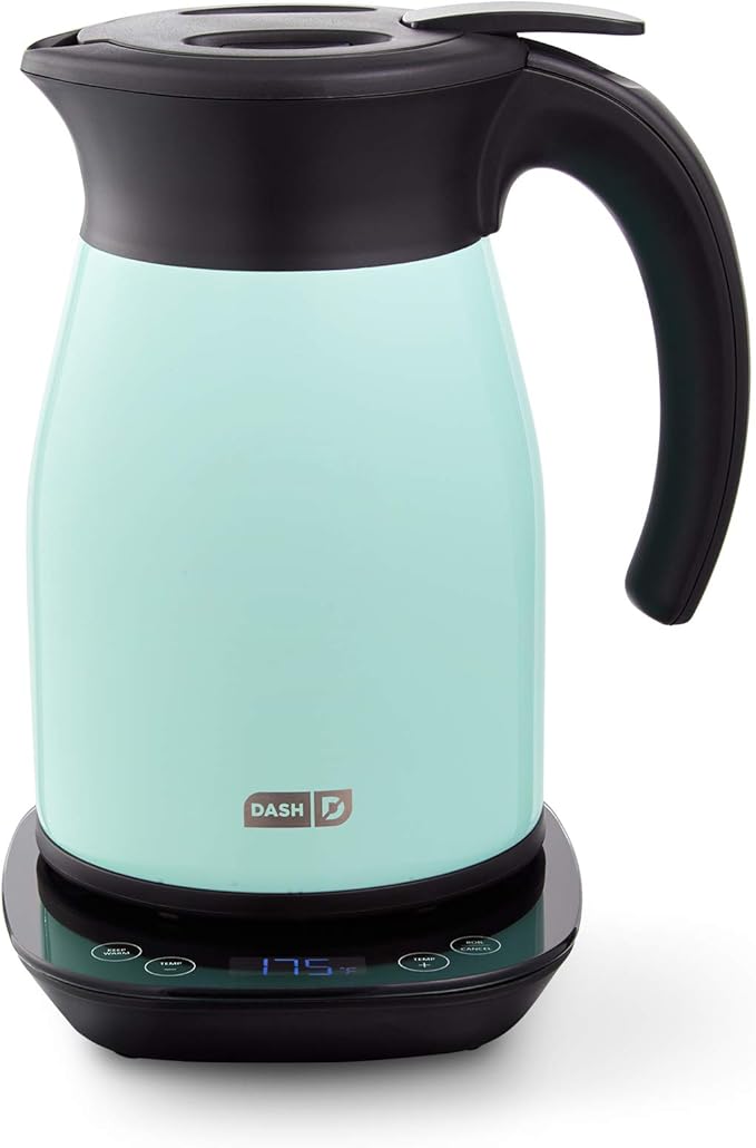 Dash Insulated Electric Kettle, Cordless Hot Water Kettle - Matte Aqua, 57oz/1.7L