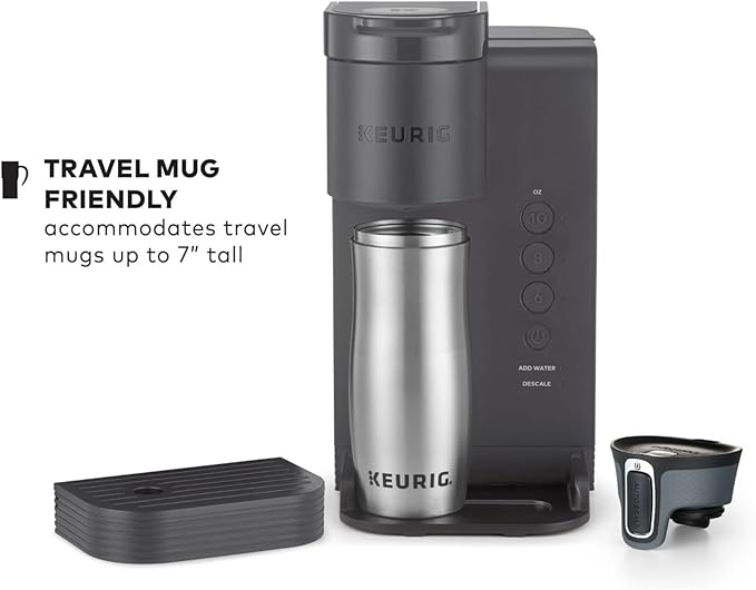 Keurig K-Express Essentials Matte Gray Single-Serve K-Cup Pod Coffee Maker