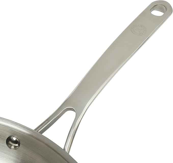 Martha Stewart Castelle 8" Stainless Steel Frying Pan Non Toxic Fry Pan Skillet