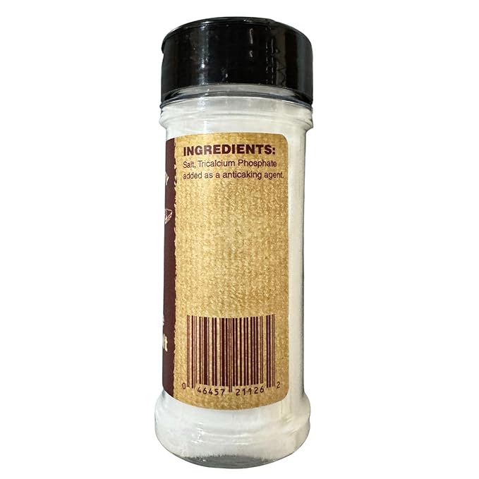 Amish Country Popcorn | Fine White Popcorn Salt - 5.5 Ounce Bottle | Old Fashioned, Non-GMO
