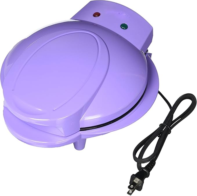 Electric Cake Pop Maker – Nonstick 12 Cake Pop and Donut Hole Baker, Fast Baking with Indicator Lights & Cool Touch Handle, Purple