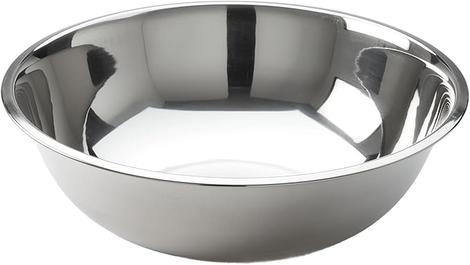 American Metalcraft 20 qt Stainless Steel Mixing Bowl,Silver