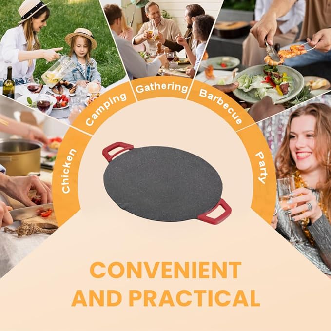 Indoor Smokeless Electric Grill Griddle, Nonstick Tabletop Grill for Indoor Cooking, Steaks Burgers Pancakes BBQ, Compact Easy Clean Design (14in)
