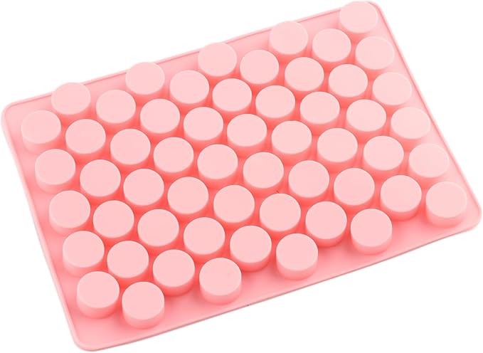 2PCS Round Silicone Candy Molds Mint Column Mold For Hard Candy Gummy Caramels