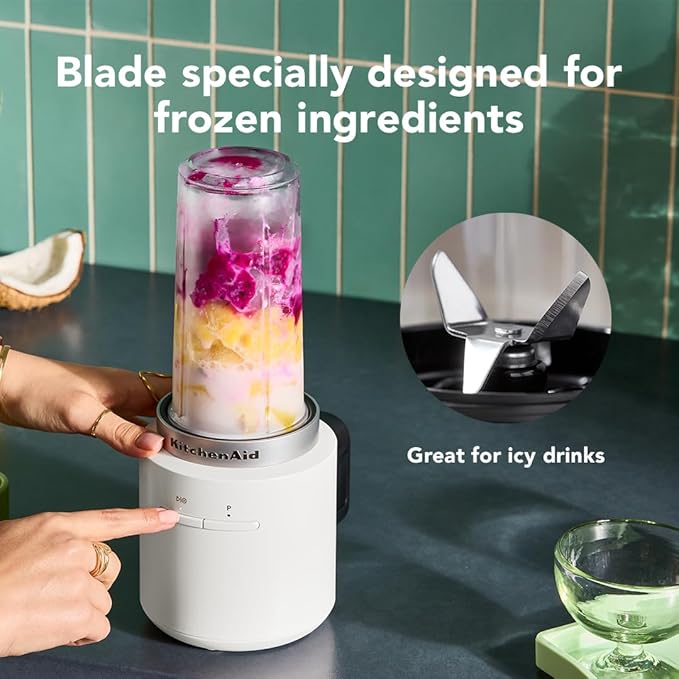 KitchenAid Go Cordless Personal Blender - battery sold separately, KSBR200, Porcelain White