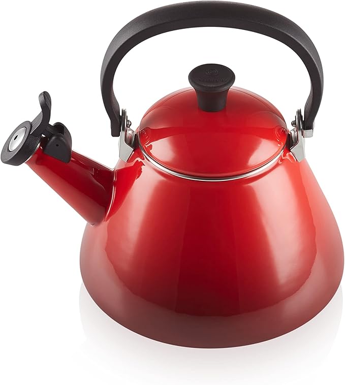 Le Creuset 1.7 Quart Kone Teakettle, Red