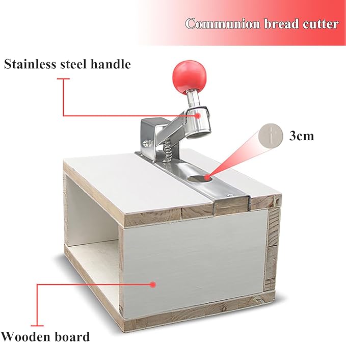 Communion Bread Maker + Cutter, Communion Bread Maker, Communion Unleavened Bread Maker, Symbol Design, for Communion Ceremony