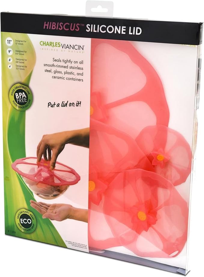 Charles Viancin Hibiscus Lid - Medium 9"