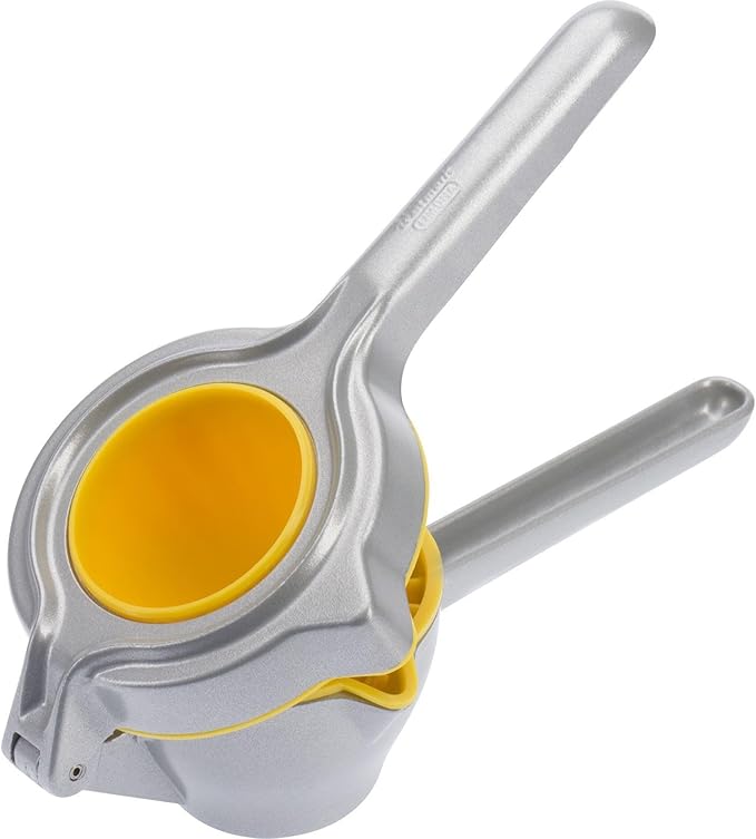Westmark Limona - Fruit Squeezer, Heavy Duty Citrus Press, Manual Juicer for Lemon, Lime, Orange & Other Fruits with Aluminum Hand Press, Hand Held Fruit Juicer with Ergonomic Lever Design