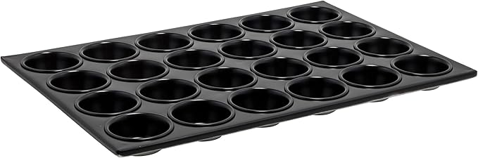Winco 24-Cup Non-Stick Muffin and Cake Pan, Aluminum