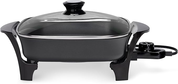 Presto 06626 11 inch Electric Skillet w/glass lid