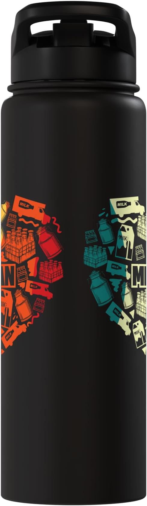 Milkman Dairy Farmer Heart Milkman Life Everyday Stainless Steel Insulated Water Bottle
