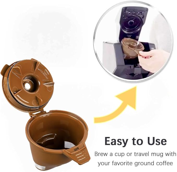 2 Pack-Reusable Single Serve Coffee Filter Coffee Brew Basket for Hamilton Beach FlexBrew Coffee Maker Models 49974 49975 49976 49979 49950 49966 49957 49954 49947 49940 Filter Part