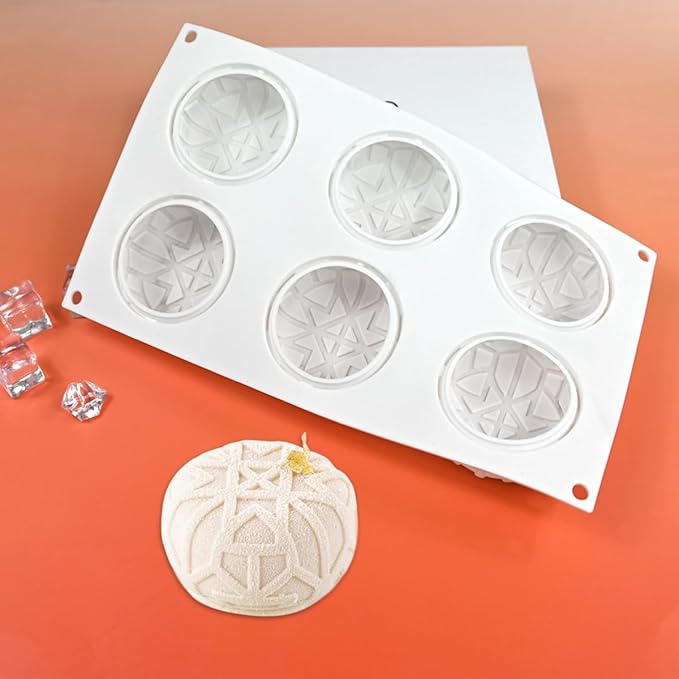 mostsom Sea Octopus Tentacles Silicone Mold Round Star Shaped Baking Mold Cake Border Fondant Molds Cake Decorating Tools (H_11.88x6.92x1.4 inch)