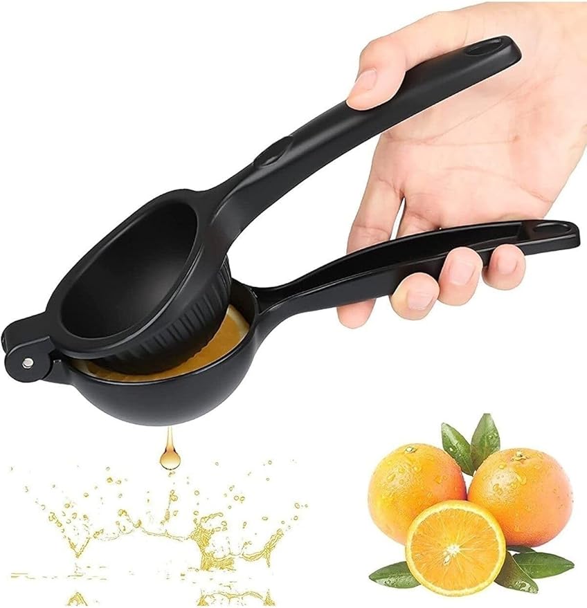 Manual Citrus Juicer Heavy Duty Cast Iron Lemon Squeezer, Orange Juice Press, Handheld Kitchen Tool
