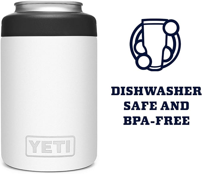 YETI Rambler 12 oz. Colster Can Insulator for Standard Size Cans, White (NO CAN INSERT)