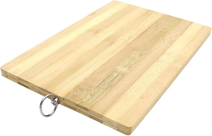 Cutting Board Bamboo Cutting Board Wooden Butcher Block for Turkey, Meat, Vegetables, BBQ, Over The Sink Chopping Kitchen Tools