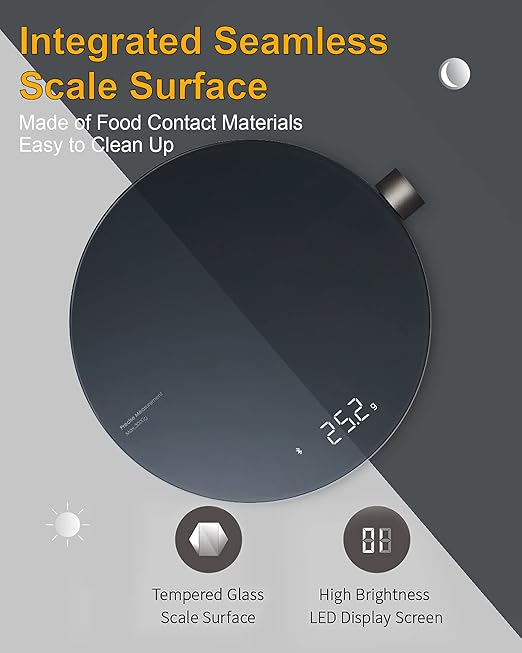 HOTO Smart Food Scale Bundle with Electric Spin Scrubber