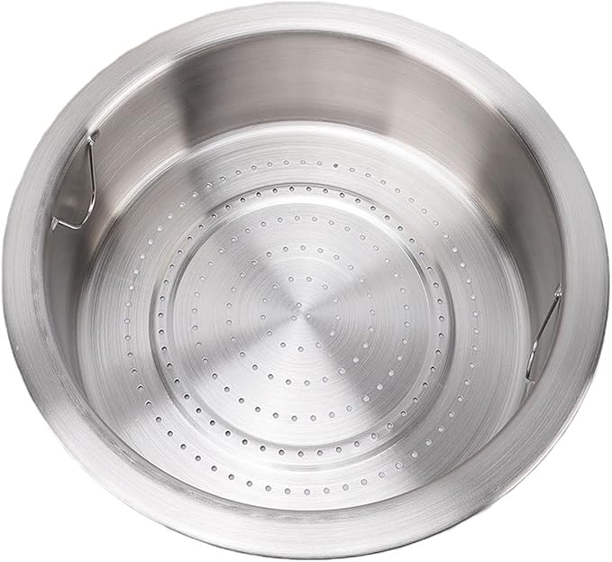 Haofy Electric Pressure Cooker 800W 3.2L Non Stick Multifunctional Cooking Pot with Stainless Steel Drain Basket for Low Sugar Meals Soup Porridge Hot Pot for Singles Small Families (US Plug 110V)