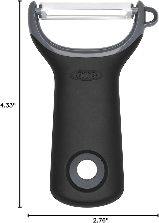 OXO Good Grips Swivel Vegetable Peeler and OXO Good Grips Prep Y-Peeler, Silicone