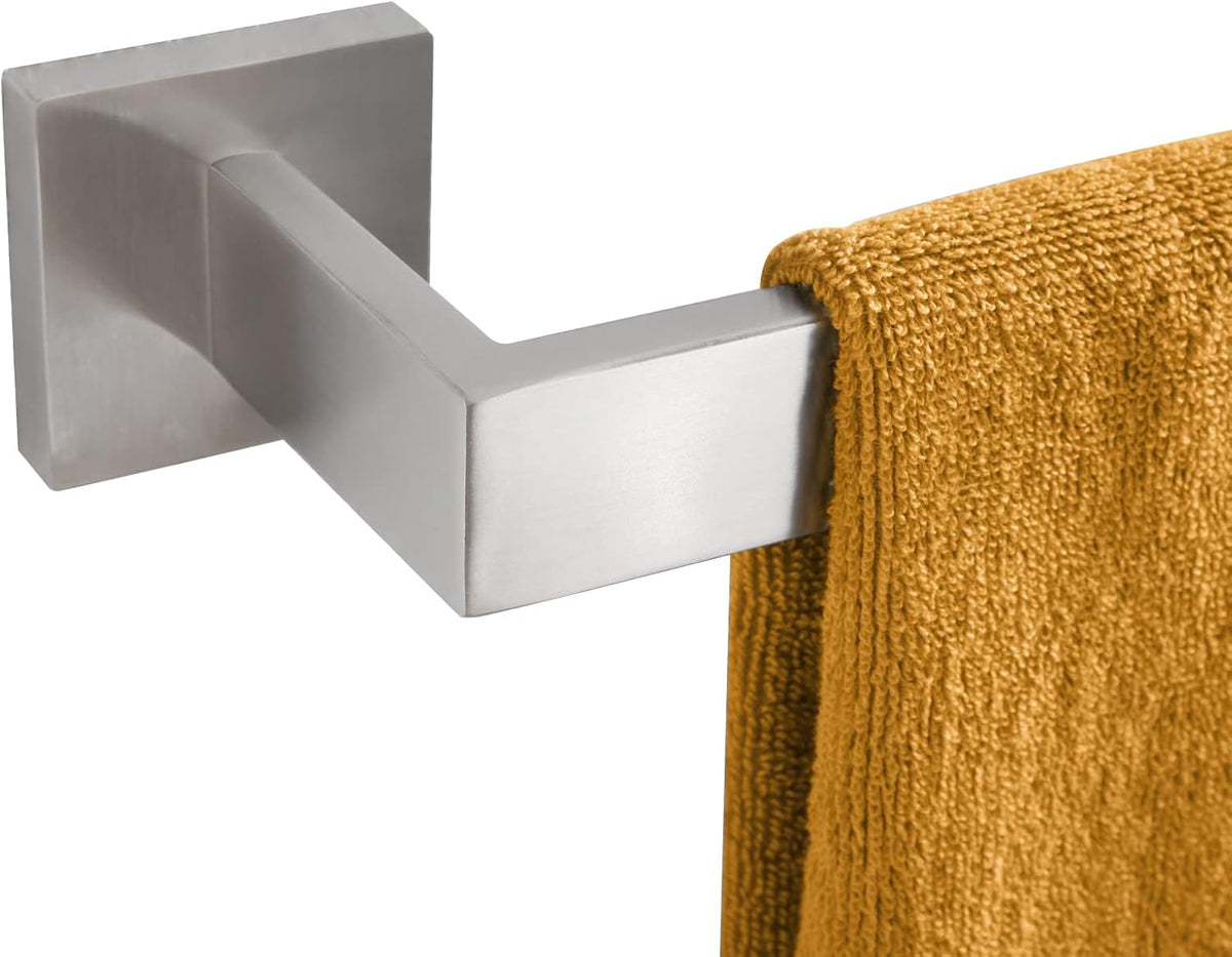KOKOSIRI 32-Inch Single Towel Bar, Bathroom Kitchen Towel Holder, Wall Mounted SUS304 Stainless Steel Towel Rack, Brushed Nickel, B4003BR-L32