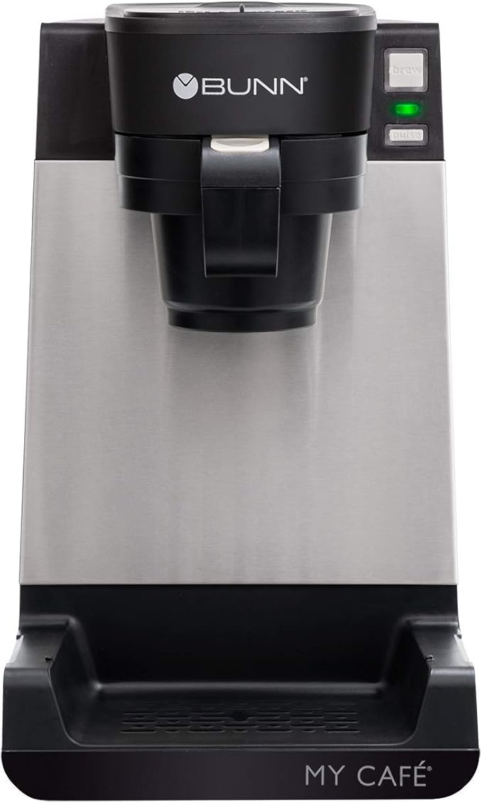 BUNN MCU My Cafe Single Cup Multi Use Coffee Brewer (Black/SST)