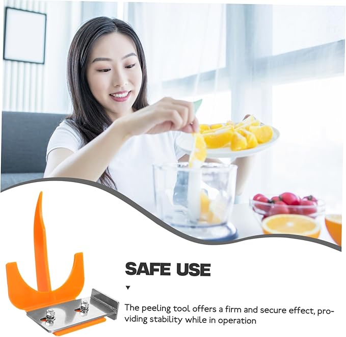 3sets Compact Orange Peeler Tool Replacement Peeling Accessory for Electric Juicer Series Easy to Clean for Home Use Effortless Peel Removal