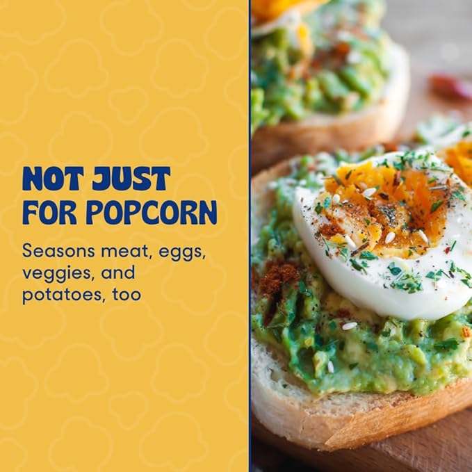 Popsmith Popcorn Butter Flavored Popcorn Salt - 23oz Jar - Movie Theater Popcorn Seasoning Powder - Vegan and Kosher - Butter Popcorn Seasoning Salt Made in USA