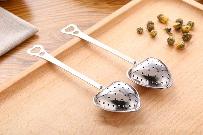 20PCS Tea Infuser, Tea Strainer with Handle, Premium Tea Infusers for Loose Tea, Tea Steeper for Tea Flavoring Herbal Spices Seasonings