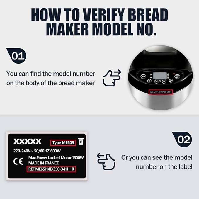 TASP Bread Maker Machine Kneading Paddles Compatible with Breadman TR-2200C TR2500BC TR2700 TR777SPR TR555LC TR4000 TR441 TR888,Cuisinart CBK-110 CBK-110P1,Breville BBM800,Pack of 2