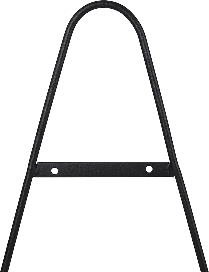 Milltown Merchants™ Metal Display Stand - Free Standing or Wall Mounted Decorative Plate Holder - Versatile Plate Hanger Stand - Black Metal Plate Stand - (1 Pack, X-Large)