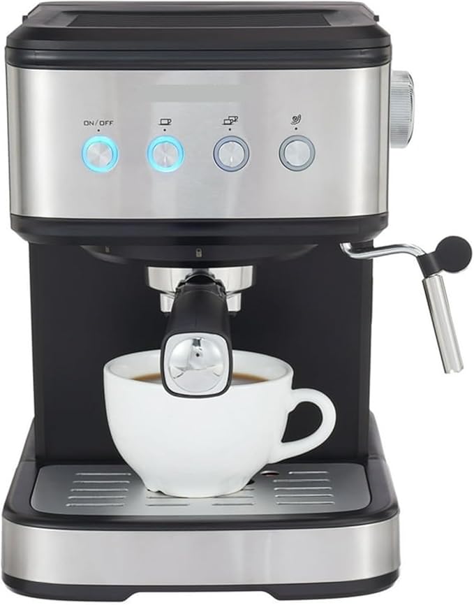Espresso Maker 1.5L Capacity Coffee Machine with Milk Frother