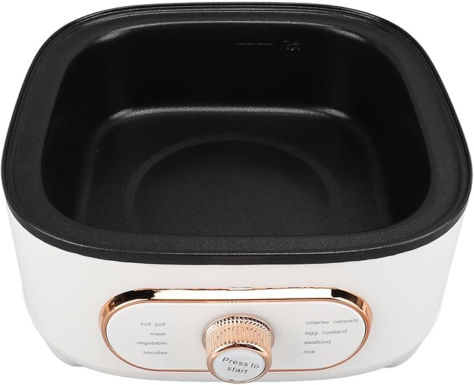 HEEPDD 2 Tier Electric Steam Pot, Steamers Multipurpose Cooker with Removable Steaming Trays, for Soup Noodles Seafood Vegetables 2 Tier Electric Steam Pot, 1200W 10.5L Stackable (US Plug 110V 700W)