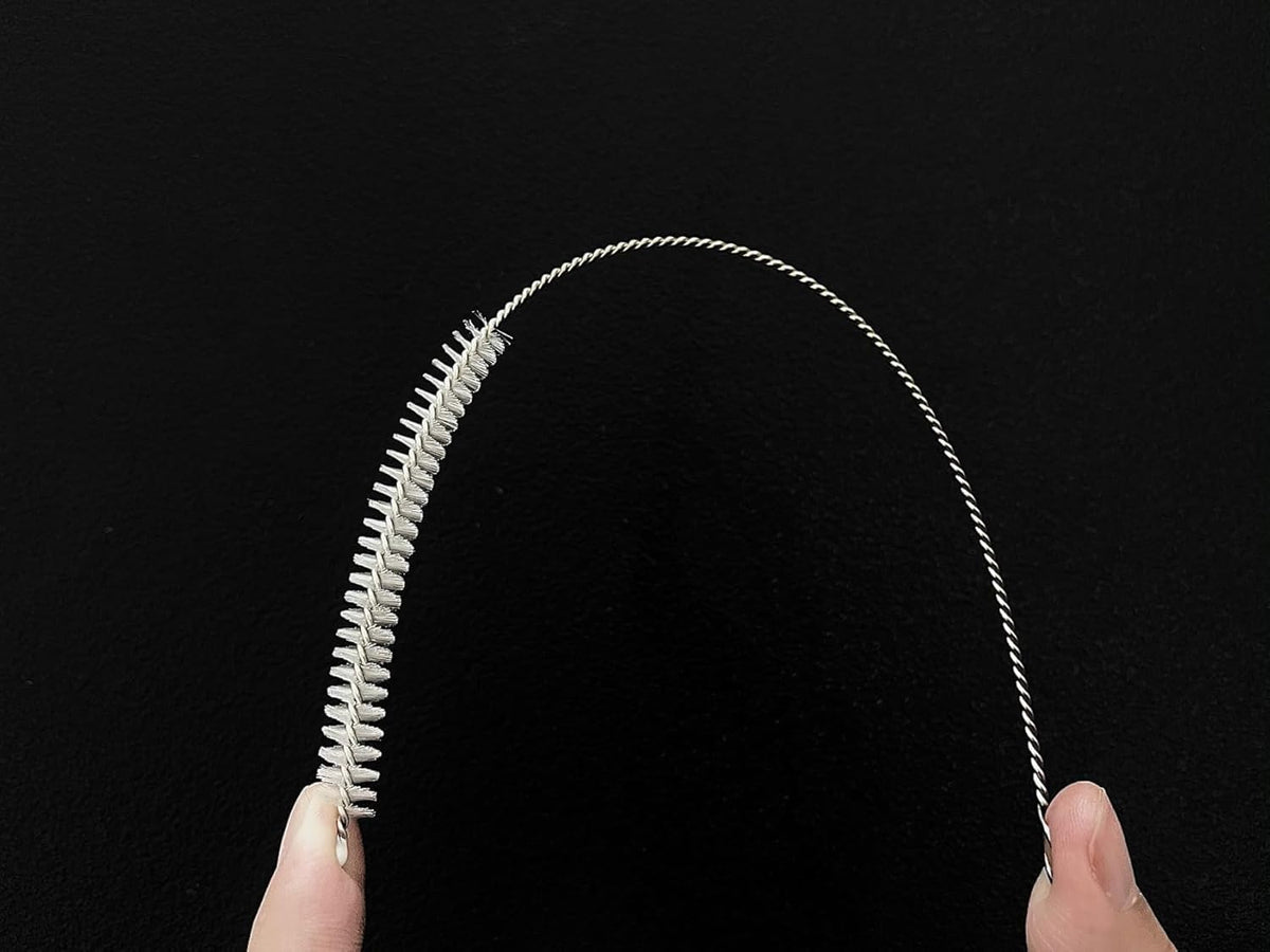 20PCS Straw Cleaner Brush kit,Straw Brush of 8mm-10.6 inch for Water Bottle Sippy Cup with Straw,Glass Straw,Piper Cleaning,Tubes Cleaning Like Filter and Sink Drain Hair Remove (Rubber top)