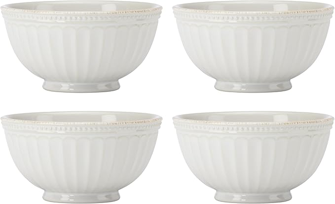 Lenox 899196 French Perle Groove 24-Piece Dinnerware Set, Service For 8